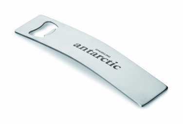 Logo trade advertising products image of: Stainless steel bottle opener